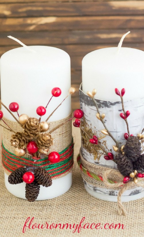 15 DIY Rustic Holiday Candles and Luminaries - DIY Rustic Luminaries, DIY Rustic Holiday Candles and Luminaries, DIY Rustic Holiday, DIY Halloween Lanterns And Luminaries, DIY Candles and Luminaries