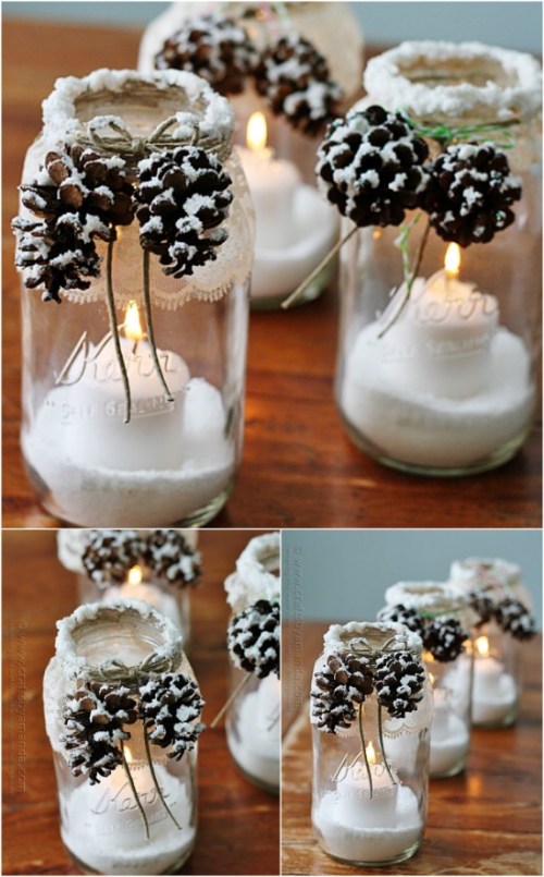 15 Mason Jar Christmas Craft Ideas - Mason Jar Craft Ideas, Mason Jar Christmas Craft Ideas, Mason Jar Christmas