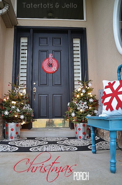 16 Rustic Christmas Porch Decor Ideas - Rustic Christmas Porch Decor Ideas, Rustic Christmas Porch Decor, Rustic Christmas Porch, Christmas Porch Decor Ideas