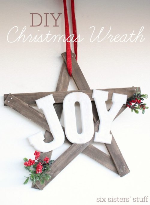 17 Cool DIY Rustic Christmas Wreath Ideas - DIY Rustic Christmas Wreath Ideas, DIY Rustic Christmas Wreath, DIY Rustic Christmas ideas, DIY Christmas Wreath Ideas