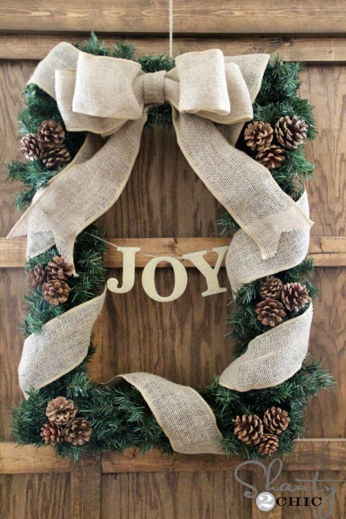 17 Cool DIY Rustic Christmas Wreath Ideas - DIY Rustic Christmas Wreath Ideas, DIY Rustic Christmas Wreath, DIY Rustic Christmas ideas, DIY Christmas Wreath Ideas