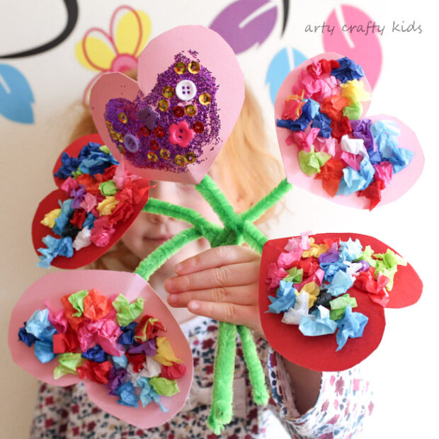 15 Easy Valentine's Day Crafts for Kids - Valentine's Day Crafts for Kids, DIY Valentine's Day Crafts for Kids