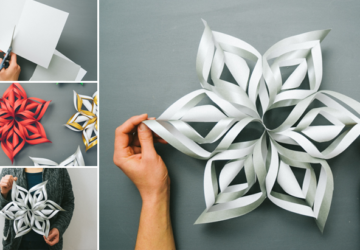 15 Super Easy Paper Snowflake Craft Ideas - Paper Snowflakes, Paper Snowflake Craft Ideas, Paper Snowflake, diy Paper Snowflakes