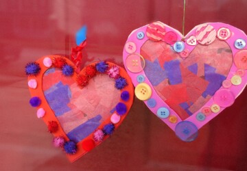 16 Adorable Valentine's Day Heart Crafts for Kids - Valentine's Day Heart Crafts for Kids, Valentine's Day Crafts for Kids, DIY Valentine's Day Crafts for Kids, DIY Valentine's Day Crafts