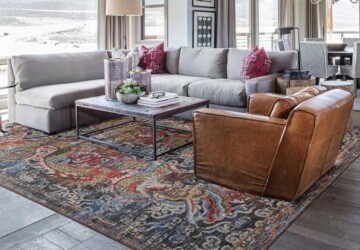 3 Ways An Area Rug Can Complete A Room - texture, rug, round table, interior design, home design, area rug