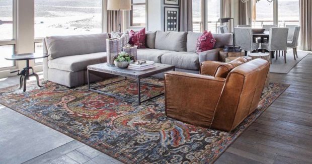 3 Ways An Area Rug Can Complete A Room - texture, rug, round table, interior design, home design, area rug