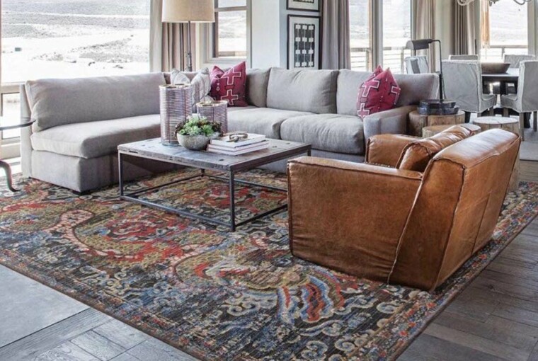 3 Ways An Area Rug Can Complete A Room - texture, rug, round table, interior design, home design, area rug