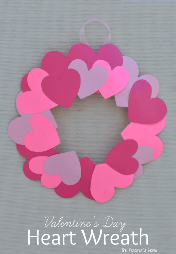 16 Adorable Valentine's Day Heart Crafts for Kids - Valentine's Day Heart Crafts for Kids, Valentine's Day Crafts for Kids, DIY Valentine's Day Crafts for Kids, DIY Valentine's Day Crafts