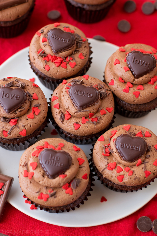 15 Valentine's Day Cupcake Ideas - Valentine's Day Cupcakes, Valentine's Day Cupcake Recipes, Valentine's Day Cupcake Ideas, Valentine's Day Cupcake