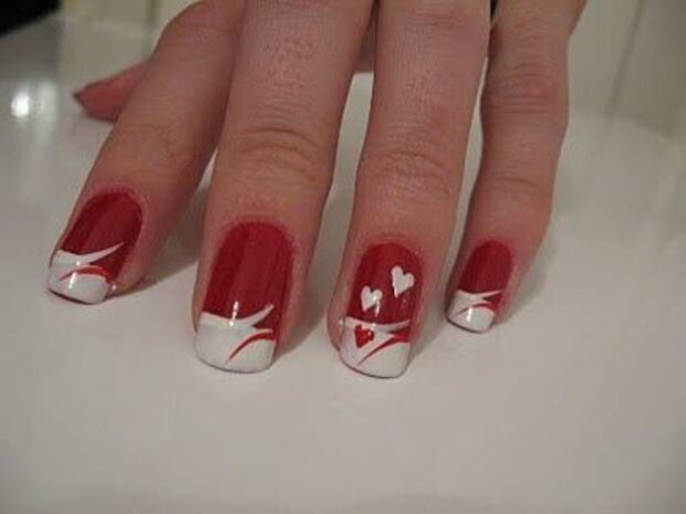 15 Nail Art Ideas for Valentine's Day (Part 2) - Nail Art Ideas for Valentine's Day, nail art ideas, Anti Valentine's Day Nail Art Ideas, Anti Valentine's Day Nail Art