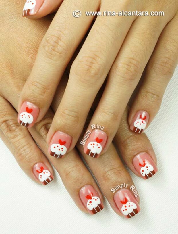 15 Nail Art Ideas for Valentine's Day (Part 2) - Nail Art Ideas for Valentine's Day, nail art ideas, Anti Valentine's Day Nail Art Ideas, Anti Valentine's Day Nail Art