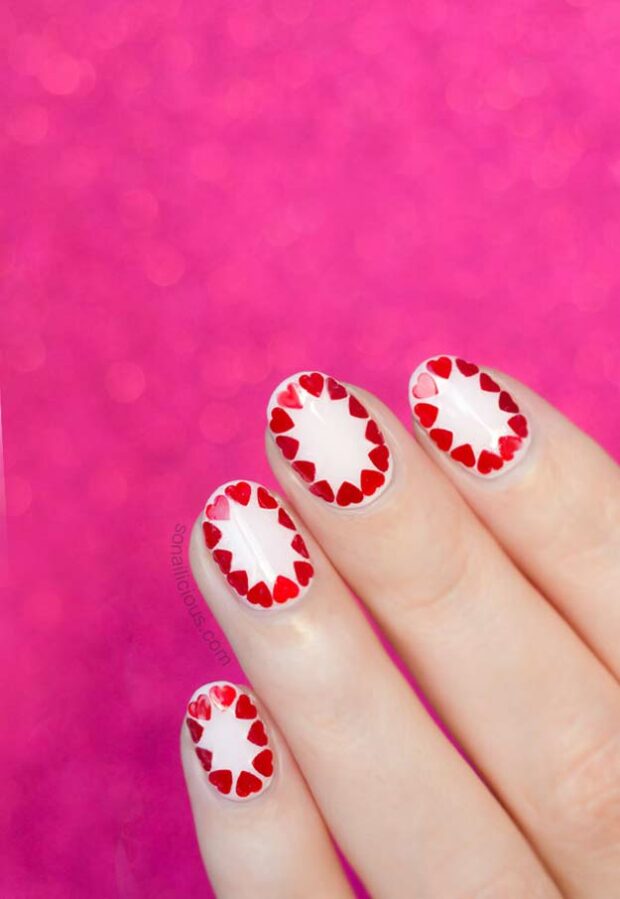 15 Nail Art Ideas for Valentine's Day (Part 2) - Nail Art Ideas for Valentine's Day, nail art ideas, Anti Valentine's Day Nail Art Ideas, Anti Valentine's Day Nail Art