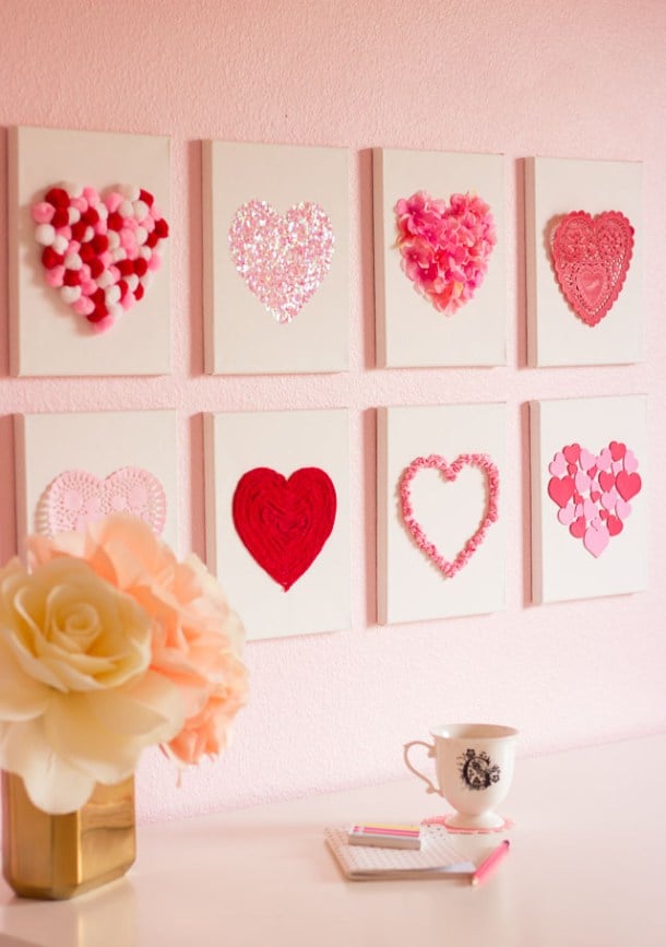 15 Best DIY Valentine's Day Home Decor Ideas - DIY Valentine’s Day Home Decor Ideas, diy Valentine's day home decor, DIY Valentine's Day Decoration, DIY Valentine's Day Decor Ideas, DIY Valentine's Day Decor