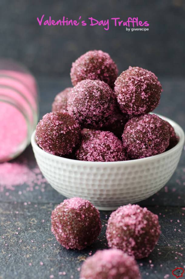 15 Valentine's Day Truffle Recipes (Part 2) - Valentine's Day Truffle Recipes, Valentine's day recipes, Valentine's day desserts, Truffle Recipes