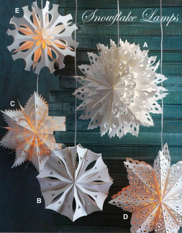 15 Super Easy Paper Snowflake Craft Ideas - Paper Snowflakes, Paper Snowflake Craft Ideas, Paper Snowflake, diy Paper Snowflakes