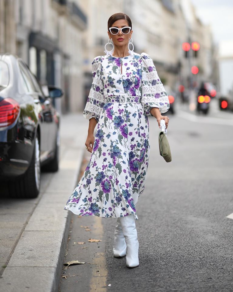 Lovely Floral Dresses and Skirts for Early Spring Days