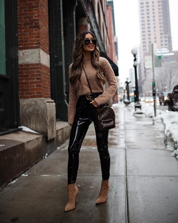 Leather-Pants Outfits That Are So Chic