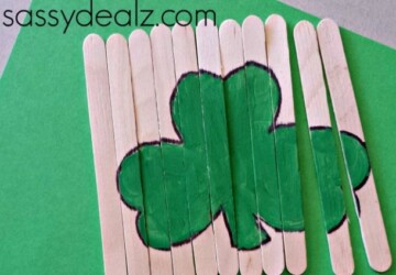 Lucky Shamrock Crafts for Kids to Make this St. Patrick's Day (Part 1) - Shamrock Crafts for Kids to Make this St. Patrick's Day, Shamrock Crafts, DIY St. Patrick's Day, DIY Decoration Ideas For St. Patrick's Day