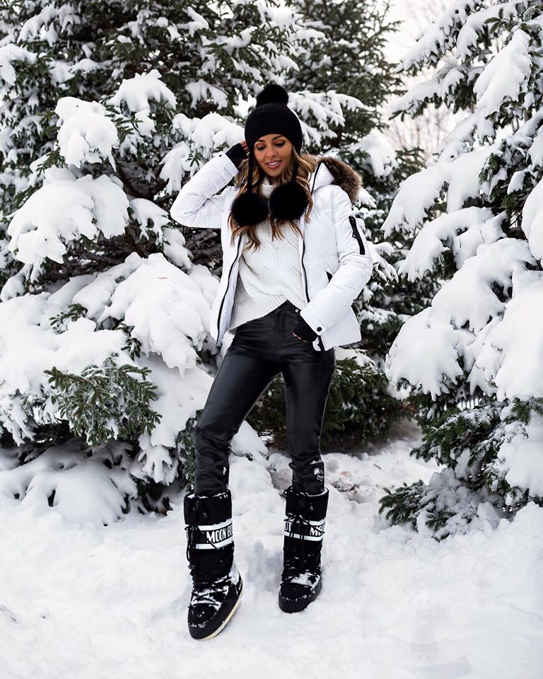 cute outfits for snow weather