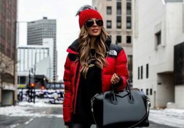 How to Style Sneakers in the Winter- 13 Street Style Outfit Ideas - Sneakers winter outfit ideas, Sneakers Outfit Ideas, Sneakers, How To Style Sneakers for Spring, coat and sneakers