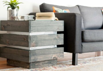 10 DIY End Table Plans and Ideas - diy furniture, DIY End Table plans, DIY End Table ideas, DIY End Table