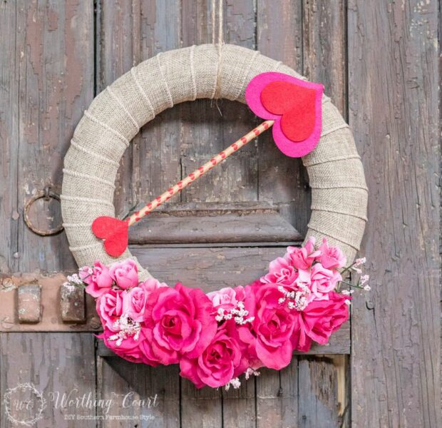 Lovely Handmade Valentine's Wreath Designs (Part 1) Lovely Handmade Valentine's Wreath Designs (Part 1) - Valentine's Wreath, DIY Valentine's Day Wreaths, diy Valentine's day wreath
