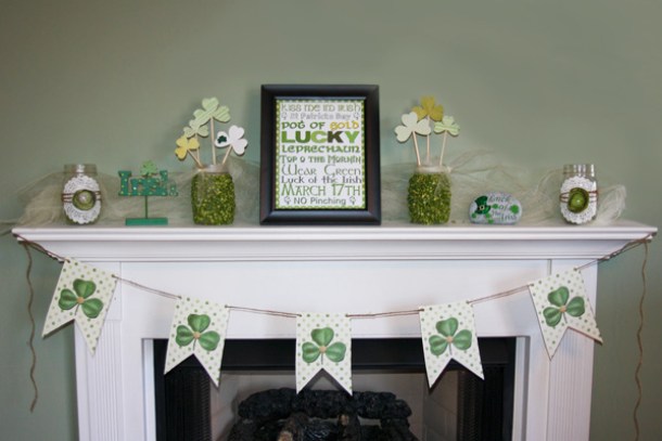 Awesome DIY St. Patrick's Day Decor Projects to Make (Part 5) - Diy St. Patrick's Day Decorations, DIY St. Patrick's Day Decoration, DIY St. Patrick's Day Decor, DIY St. Patrick's Day