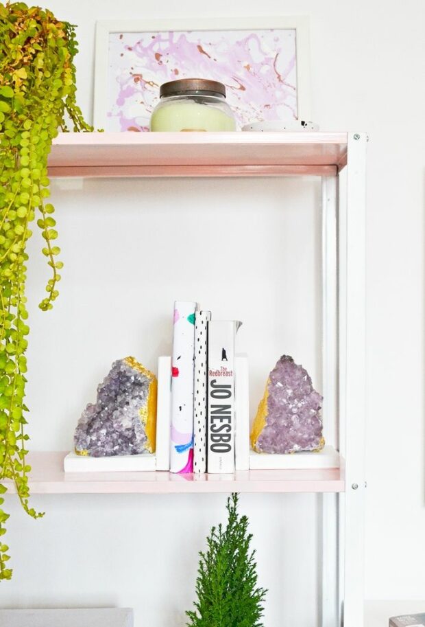 14 Cool DIY Bookends That Are Easy to Make - DIY Bookends, Bookends