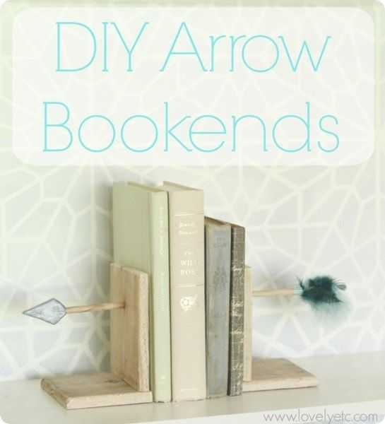 14 Cool DIY Bookends That Are Easy to Make - DIY Bookends, Bookends