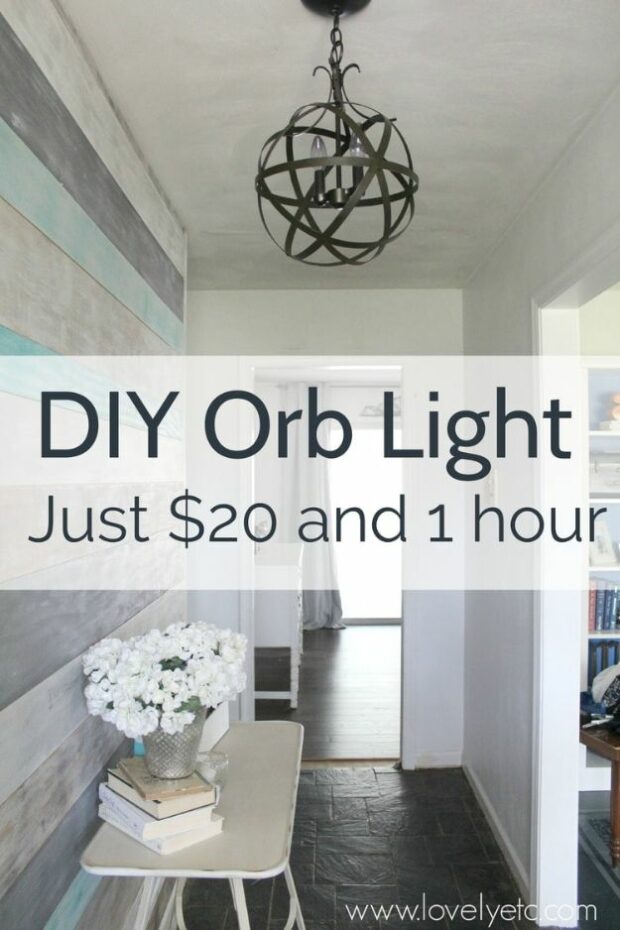 15 DIY Light Fixtures You Can Make - DIY Light Fixtures, DIY Light Fixture