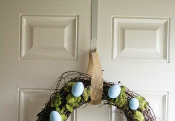 15 Creative DIY Easter Wreath Ideas (Part 2) - DIY Easter Wreaths, DIY Easter Wreath Ideas, diy Easter wreath