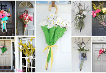 15 Creative DIY Easter Wreath Ideas (Part 1) - DIY Easter Wreaths, DIY Easter Wreath Ideas, diy Easter wreath