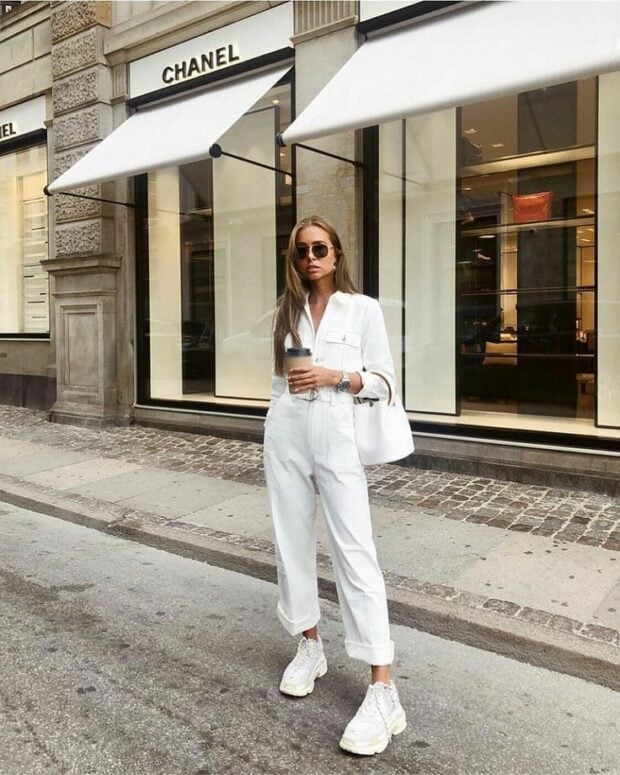 Color of The Season- White: 13 Stylish Spring Outfit Ideas (Part 2) - white outfit, spring outfit ideas, spring fashion trend, all white