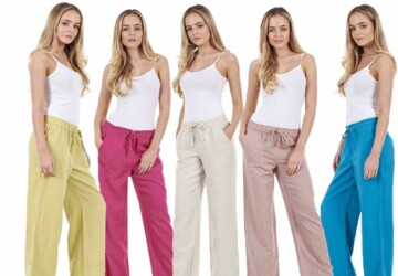 What to Buy in These Women Linen Trousers? - woman, trousers, shop, online, fashion