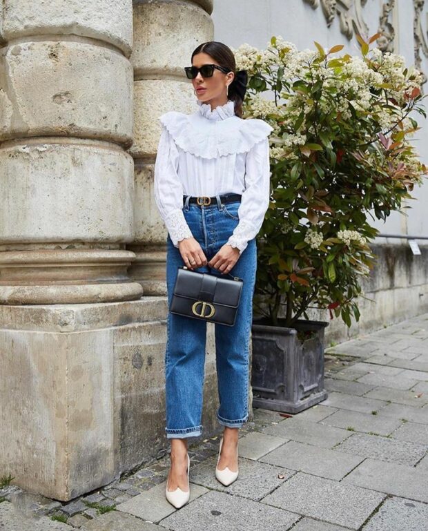 Spring Outfit Ideas with White Shirts