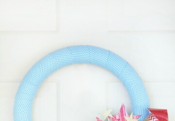 15 Great DIY 4th Of July Wreaths (Part 1) - DIY 4th Of July Wreaths, DIY 4th Of July Wreath, 4th Of July Wreaths, 4th of July Wreath, 4th of July diy wreath