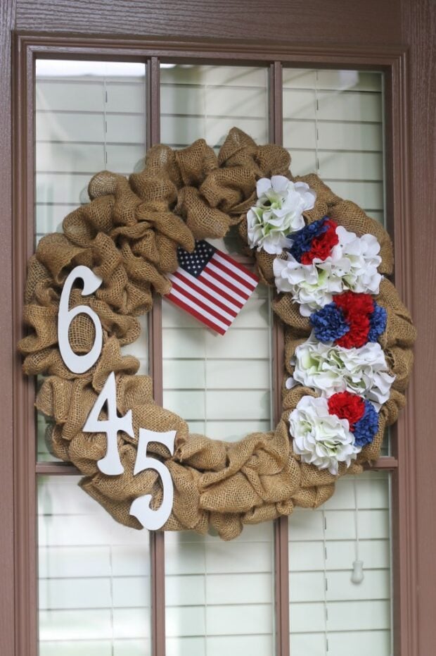 15 Great DIY 4th Of July Wreaths (Part 2) - Patriotic DIY 4th Of July Decor Ideas, DIY 4th Of July Wreaths, DIY 4th Of July Wreath