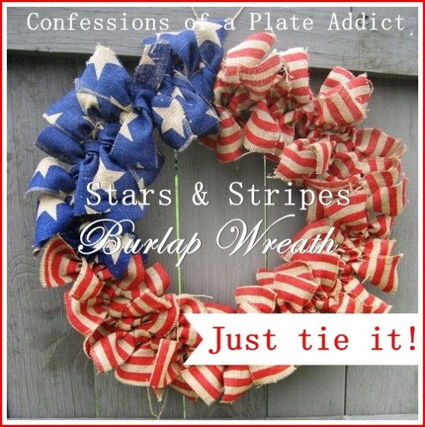 15 Great DIY 4th Of July Wreaths (Part 2) - Patriotic DIY 4th Of July Decor Ideas, DIY 4th Of July Wreaths, DIY 4th Of July Wreath