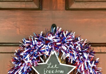 15 Great DIY 4th Of July Wreaths (Part 2) - Patriotic DIY 4th Of July Decor Ideas, DIY 4th Of July Wreaths, DIY 4th Of July Wreath