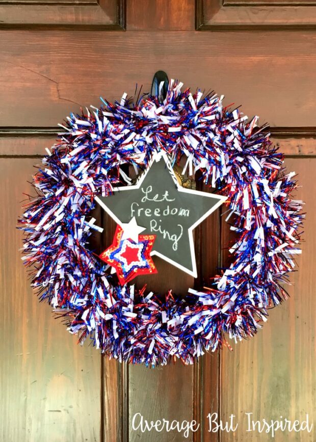 15 Great DIY 4th Of July Wreaths (Part 2) - Patriotic DIY 4th Of July Decor Ideas, DIY 4th Of July Wreaths, DIY 4th Of July Wreath