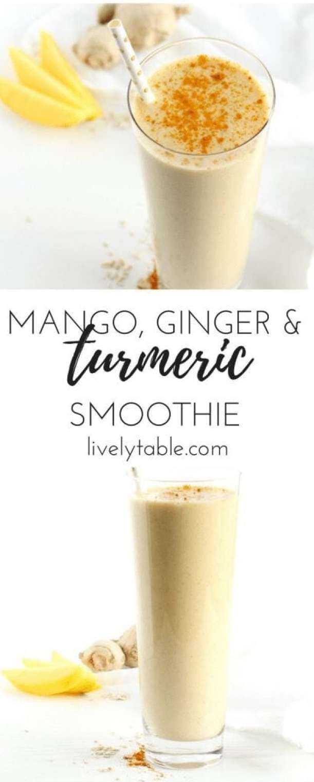 15 Healthy Turmeric Smoothie Recipes - Turmeric Smoothie Recipes, smoothie recipes, Healthy Smoothie Recipes