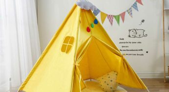 Help Your Kid Become More Creative: Build A Tent For Him!