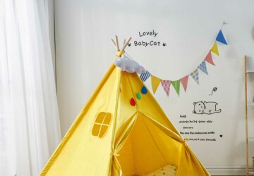 Help Your Kid Become More Creative: Build A Tent For Him! - tent, poles, kids, fabric, creative, build