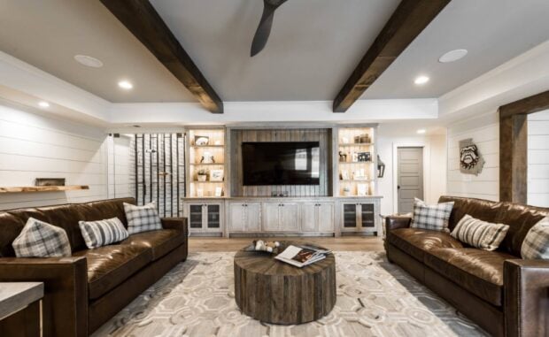 5 Creative Design Tips for Small Basement Renovations - traditional, Storage, Space, renovation, home decor, flooring, ceiling, basement, arches