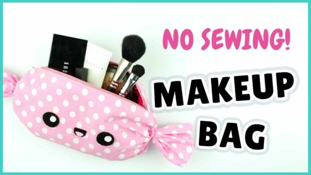 12 Adorable DIY Makeup Bags - DIY Makeup Bags, DIY Makeup Bag, DIY bags