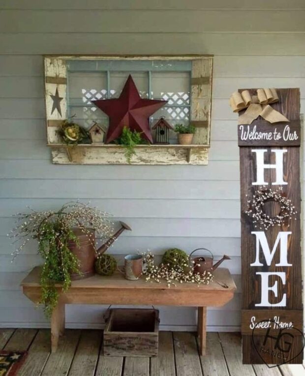 DIY Welcome Signs for Your Front Porch - diy welcome signs, diy welcome sign