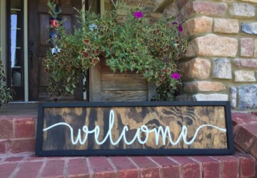 DIY Welcome Signs for Your Front Porch - diy welcome signs, diy welcome sign