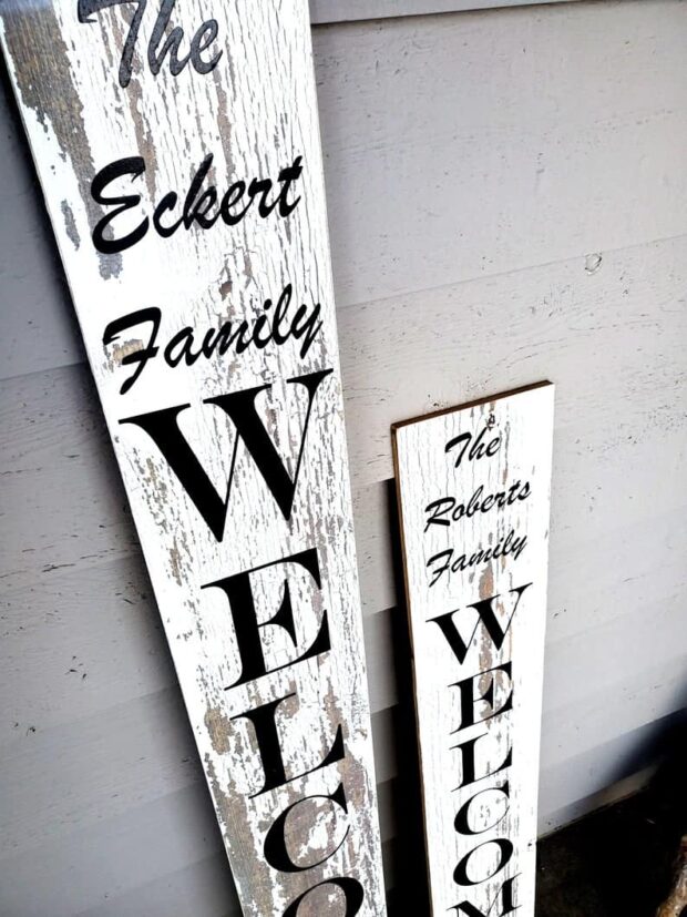 DIY Welcome Signs for Your Front Porch - diy welcome signs, diy welcome sign