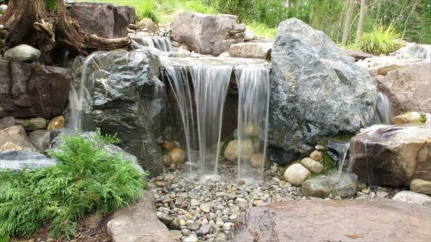 12 Amazing Backyard Garden Waterfall Ideas that you can DIY - Waterfall Ideas, DIY Backyard Garden Waterfall Ideas, Backyard Garden Waterfall Ideas, Backyard Garden Waterfall
