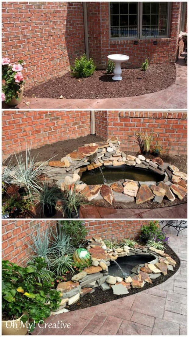 12 Amazing Backyard Garden Waterfall Ideas that you can DIY - Waterfall Ideas, DIY Backyard Garden Waterfall Ideas, Backyard Garden Waterfall Ideas, Backyard Garden Waterfall